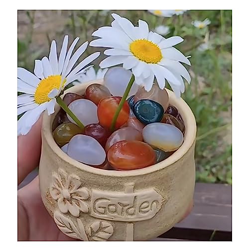 Ideayard Tumble Stone 1Lb Polished Agate Colorful Gemstone Stone 12-20Mm #TOP2