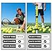 OLISDCCMY Pickleball Ball Retriever-Tennis Ball Retriever -Holds 15 Tennis Balls or 14 Pickleball | Detachable 2-Part Hopper Design (Clear)——No Balls Included.