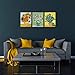 Irises Sunflowers Vincent Van Gogh Office Decor Canvas Painting Print Living Room Wall Art Artwork Floral for Bedroom Home Decoration Framed to Hang 12x16inch