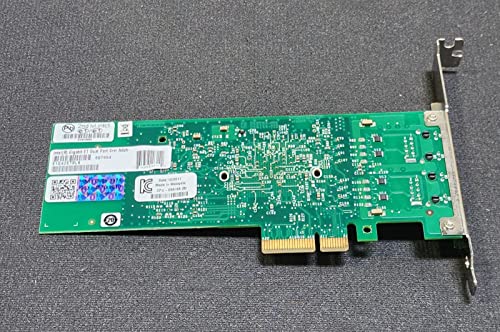 Adaptador de red Intel Gigabit ET de doble puerto para servidor - Adaptador de red - PCI Express 2.0 x4 de perfil bajo - Ethernet, Fast Ethernet, Gigabit Ethernet - 10Base-T, 100Base-TX, 1000Base-T - 2 puertos OEM 1PK GETH ET DU miniatura 3