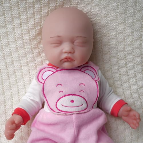 Muñeca bebé realista de silicona de 18 pulgadas miniatura 3