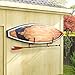 HOMCOM Kayak Canoe Heavy Duty Wall Mounted Storage Holder Rack Heavy Duty Storing Hangers Red
