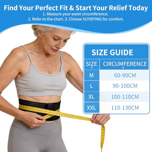Faja para Hernia Umbilical para Mujer y Hombre, Ajustable, Negra, Talla L miniatura 7