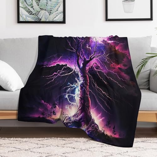 Manta de pícnic y sofá transpirable con estampado de árbol de la vida cósmico 130x150 3