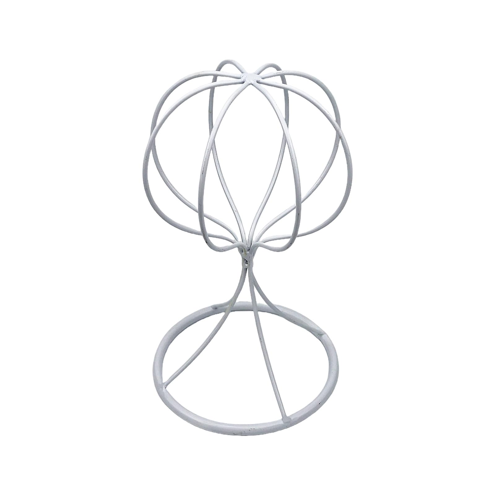 Iron Hat and Wig Display Stand Home Organization Storage Solution Retail Hat Display with Modern Design and Easy Maintenance