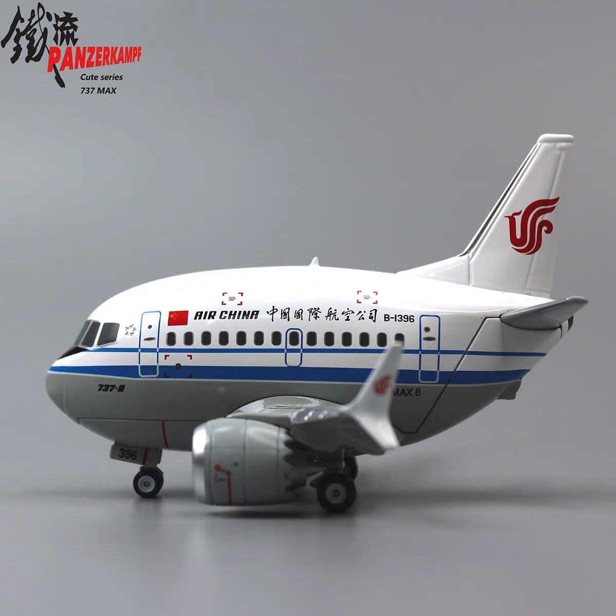 Panzerkampf 70104PD Boeing 737 Max 8 Cute Series Air China Diecast Model New in Stock