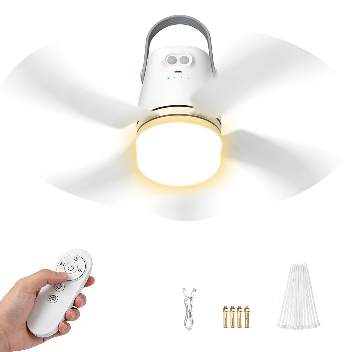 Mowizip 20 inch Camping Fan