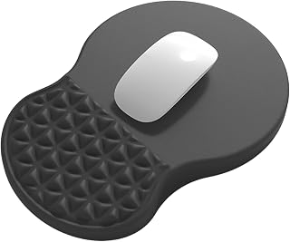 Mouse Pad With Wrist Rest - Non-Slip Base | Soft Ergonomic Large Mouse Pad With Wrist Support, Comfortable Tabletop Pads For Office Work Laptop Keyboard Gaming, Home Desk Dorm Library Use For Men Wome