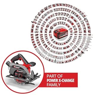 Einhell Professional Sega circolare manuale a batteria TP-CS 18/165 Li BL - Solo Power X-Change (18 V, Brushless, lama Ø 165 mm, regolazione dell'angolo di taglio senza attrezzi, senza batteria)