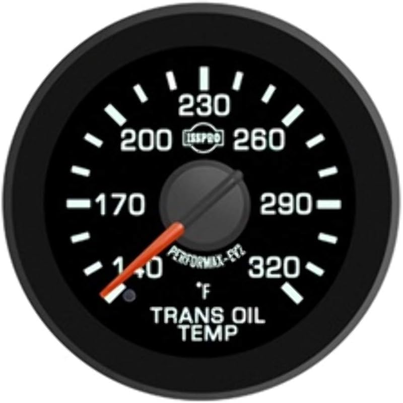 Manômetro de temperatura do óleo da transmissão ISSPRO R17599 100–280 °F com kit completo – 1 unidade