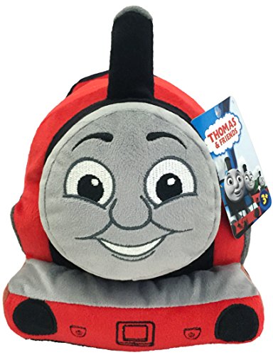 Image of Mattel Thomas and Friends Plush Stuffed James Pillow Buddy - Kids Super Soft Polyester Microfiber, 15 inch (Official Mattel Product)
