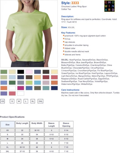 Image of Comfort Colors Chouinard Men's Ring Spun Bottom Hem Garment T-Shirt