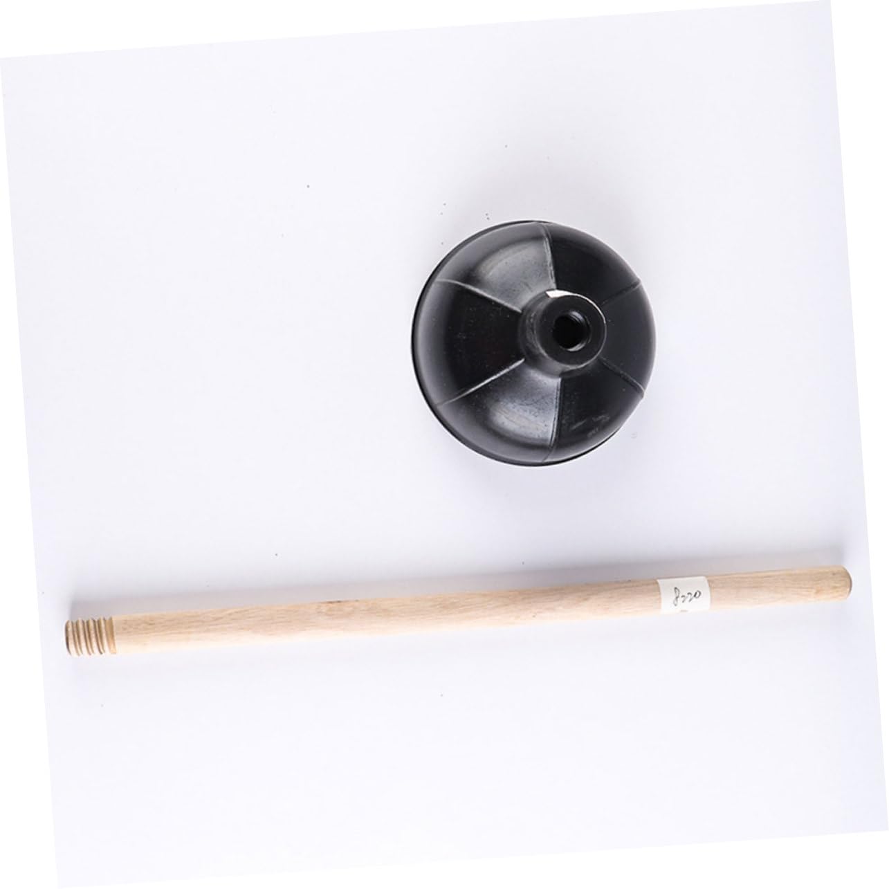 Déboucheur Wc Ménager à Ventouse Manche en Bois, Lot 2 Pièces