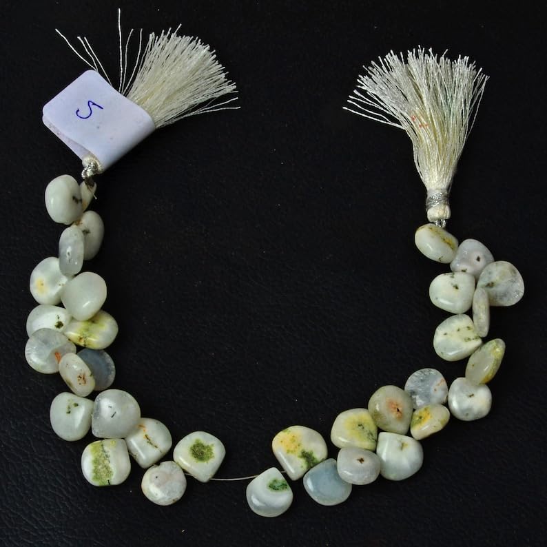 Perles en quartz solaire naturel lisses pour éviter les irritations