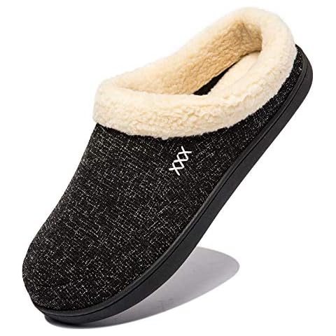 NewDenBer Cozy Memory Foam Slippers Cover
