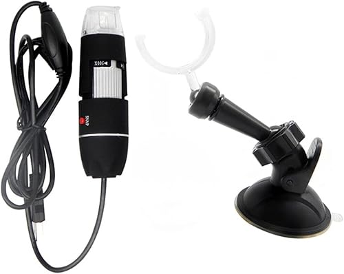 Microscope Adapter Mega Pixels Digital Microscope 1600X 8 LED USB Camera Microscopio Microscope Accessories (Magnification 1600X)