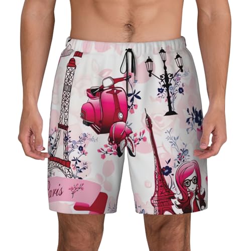 Maillot de bain Tour Eiffel pour homme le short léger idéal pour vos vacances à la plage