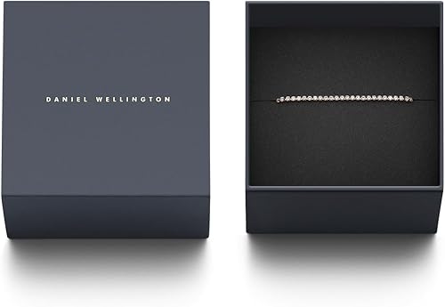 Miniatura 4 de Daniel Wellington Collar clásico de la pulsera del tenis, collar ajustable de la pulsera del cristal del acero inoxidable