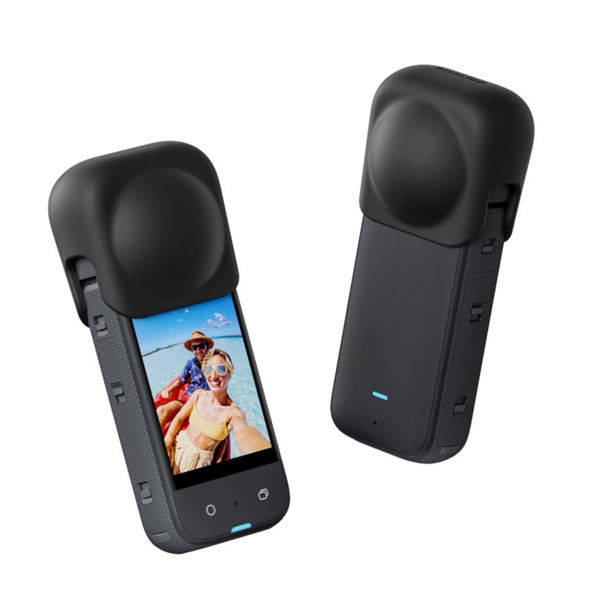 Cache Objectif Pouce Caméra ZLiT Coque En Silicone Pour Appareil Photo Insta360 X4, Capuchon D Cache Objectif Silicone