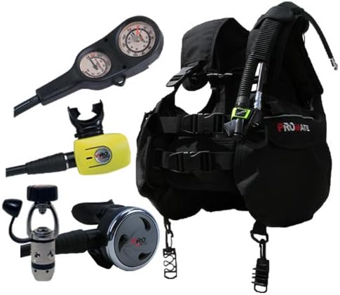 Promate Scuba Dive BC Octopus Regulator Gauge Diving Gear Package