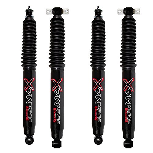 Skyjacker Black MAX Shocks Set 1997-2006 Jeep Wrangler 4WD w/3.5-4" Lift TJ