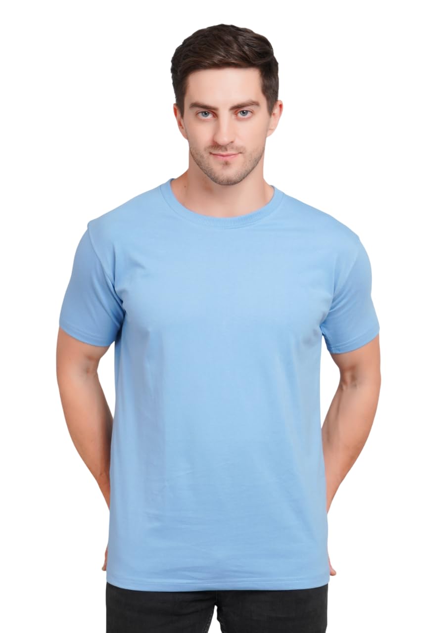 Men’s Cotton T-Shirt – Soft || Round Neck || Half Sleeve || Comfortable & Breathable Casual Tee, Slim Fit, All-Season Wear, Ideal for Daily Use, Gym, and Outdoor Activities-picture-50