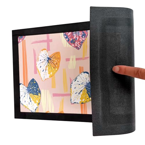 Paillasson Monstera graphisme moderne tapis d'accueil élégant