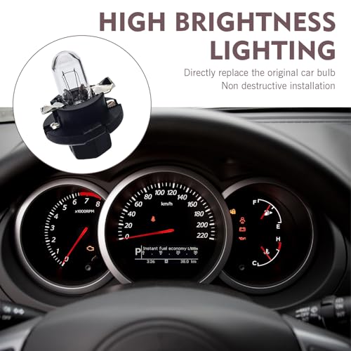 Bombillas LED T5 para tablero coche 12V 1.2W blanco 5 unidades miniatura 3