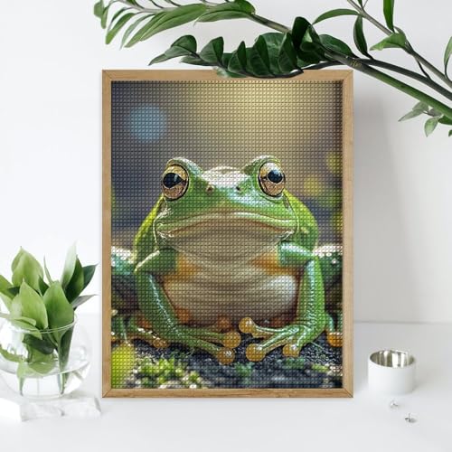 Kit peinture diamant grenouille 5D le cadeau créatif idéal pour adulte et débutant - 7