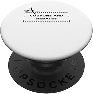 Coupons And Rebates Shopper Word Design PopSockets Standard PopGrip