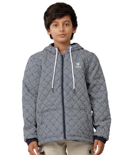 Image of Under Fourteen Only Boys Winter Jacket, Full Sleeve,Sleeveless Quilted Puffer Jacket with Front Closure, Casual Warm Jacket for Kids, Lightweight Winterwear for School, Outdoor Play and Travel