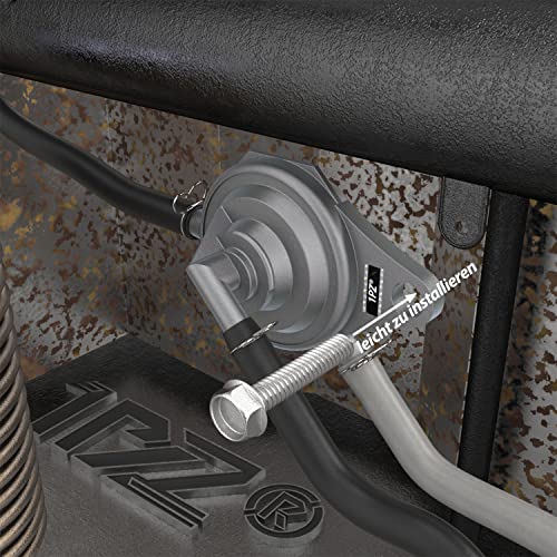 1PZ SOF-H4G 3 Wege Benzinhahn Gas Benzinhahn Vacuum Low Tension Abschalter Pumpe Ersatz für GY6 50cc 60cc 80cc 125cc 150cc Vergaser Chinese ATV Go Kart Moped Roller Teile