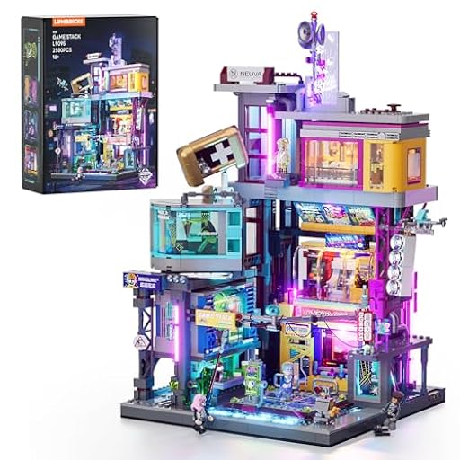 Lumibricks Cyberpunk Game Stack Lighting - Kit de construcción (2580 piezas, construcción modular con mecanismos desmontables, para amantes de adultos y aficionados a la ciencia ficción | Ya disponible en tu tienda friki favorita! En mundofriki.es! Lumibricks Cyberpunk Game Stack Lighting - Kit de construcción (2580 piezas, construcción modular con mecanismos desmontables, para amantes de adultos y aficionados a la ciencia ficción | Ya disponible en tu tienda friki favorita! En mundofriki.es!