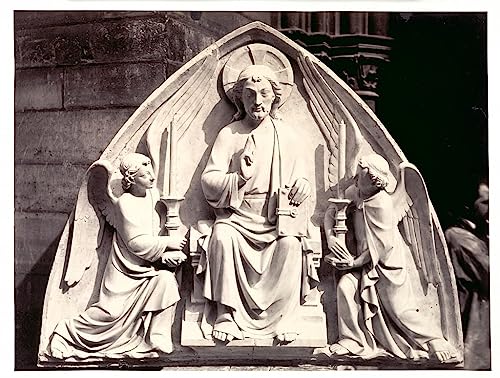 Peinture murale cathédrale de Strasbourg Charles Marville affiche toile