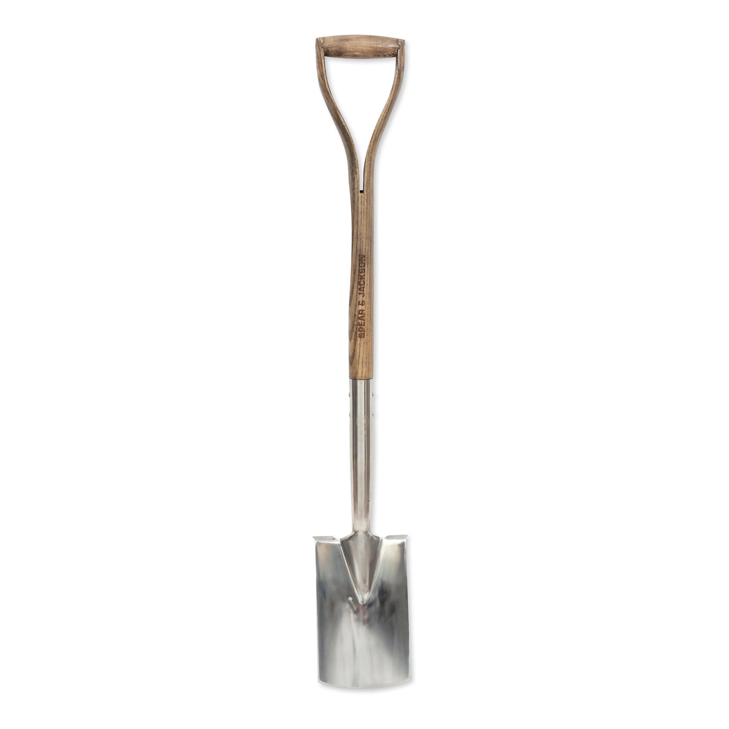 Spear & Jackson Traditional Stainless Steel Border Spade with 712mm Wooden Handle