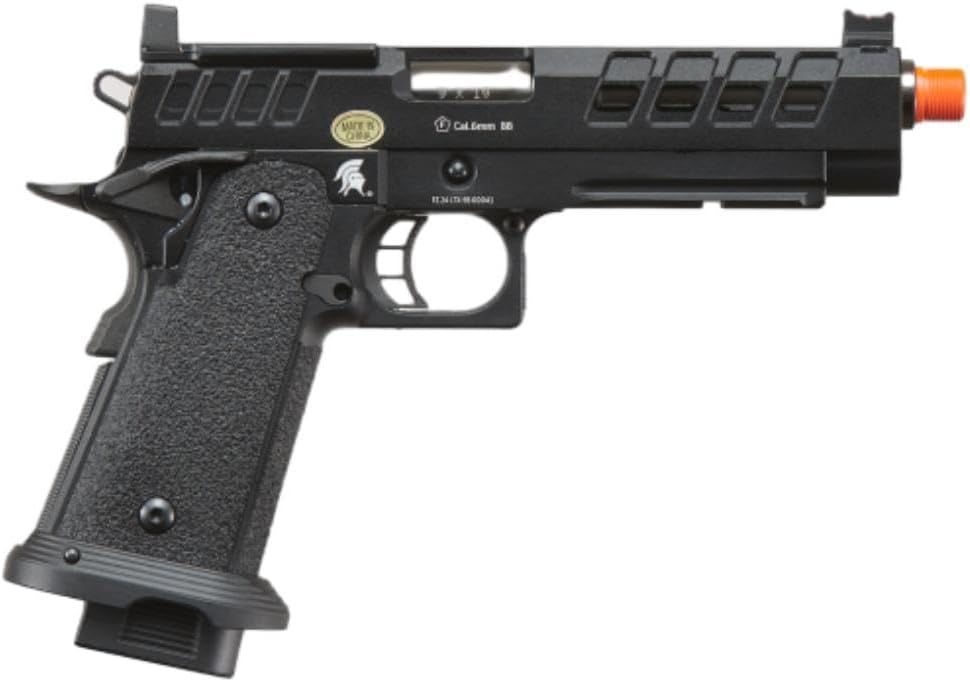 Lancer Tactical Heracles Hi-Capa Gas Blowback Airsoft Pistol with Two Hi-Capa Green Gas Airsoft Magazine