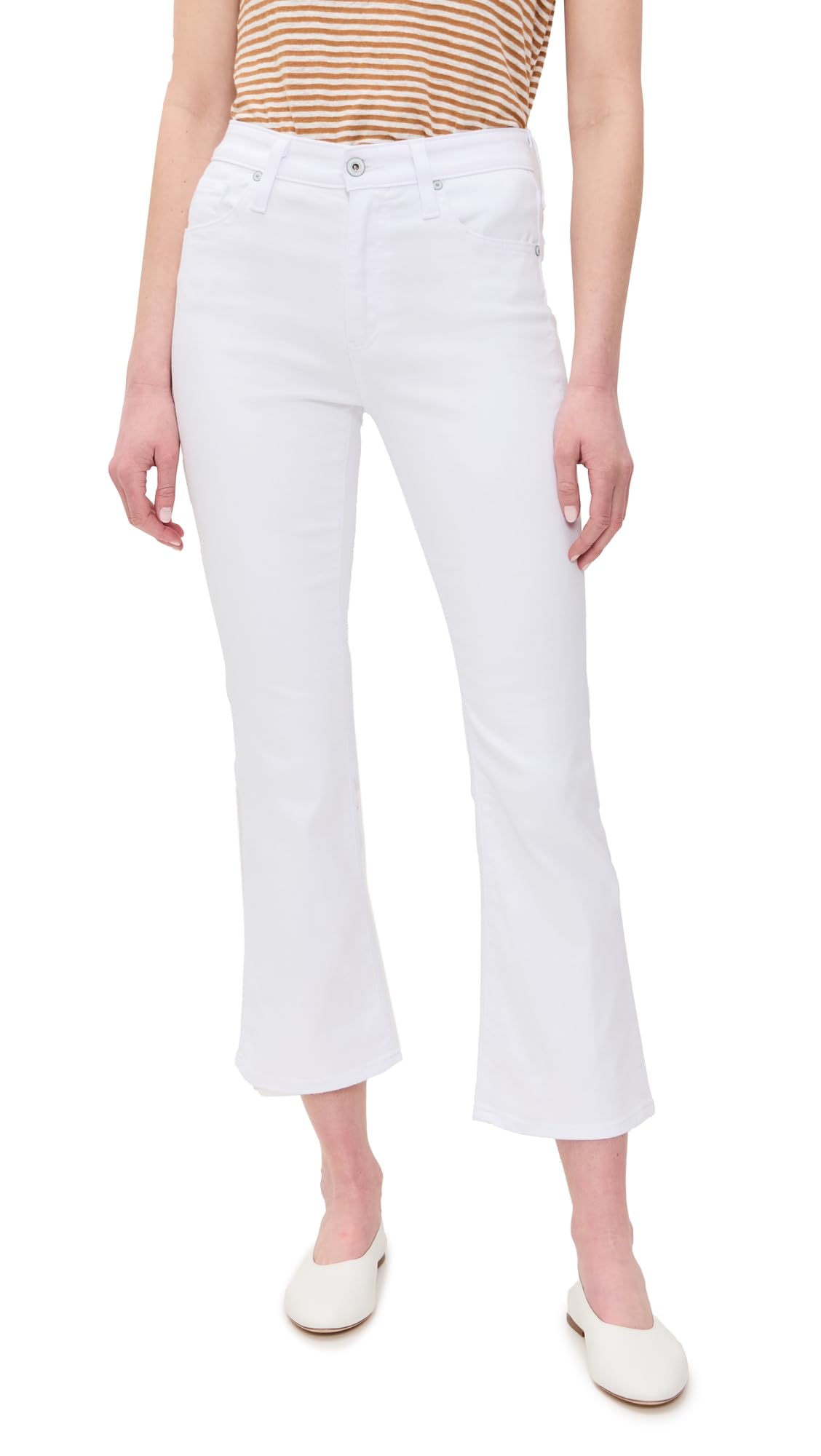 AG Women's Farrah Mid Rise Crop Boot Jean