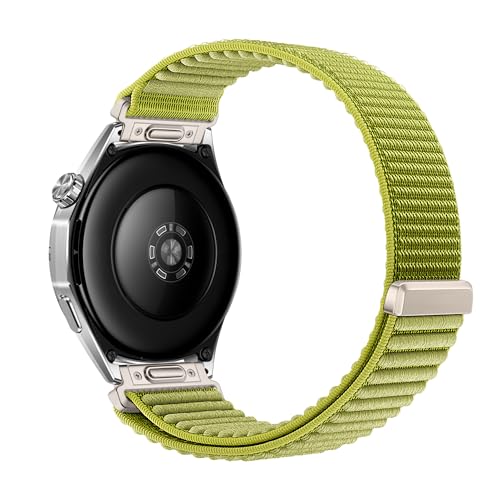 Image of XMUXI One Click 22mm Watch Band Compatible with Huawei Watch GT7 GT6 /GT5 /GT4 /GT3 /GT2 46mm Strap Quick Release 22mm for Forerunner 265 /255 /Venu 4 45mm /Venu 3 /Venu 2 /Vivoactive 4,Bip 6 Nylon Bands