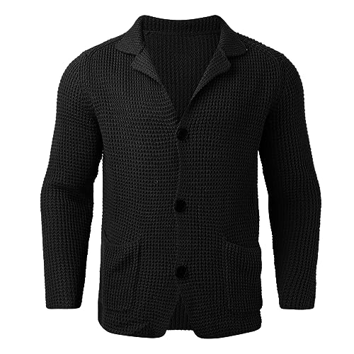 Sueter de manga larga elegante con botones confeccionado en punto premium 3