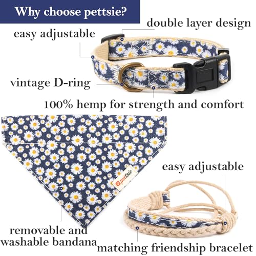 Miniatura 3 de Collar Para Perros Con Bandana Y Brazalete De Amistad Marca Pettsie