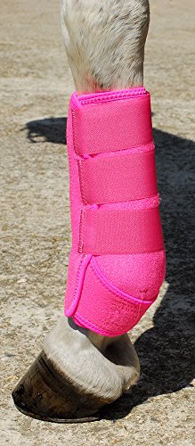 Rhinegold Sports Medicine Boot-Pony-Raspberry
