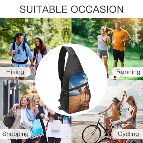 Mochila Compacta Sling para Senderismo y Viaje Unisex miniatura 6