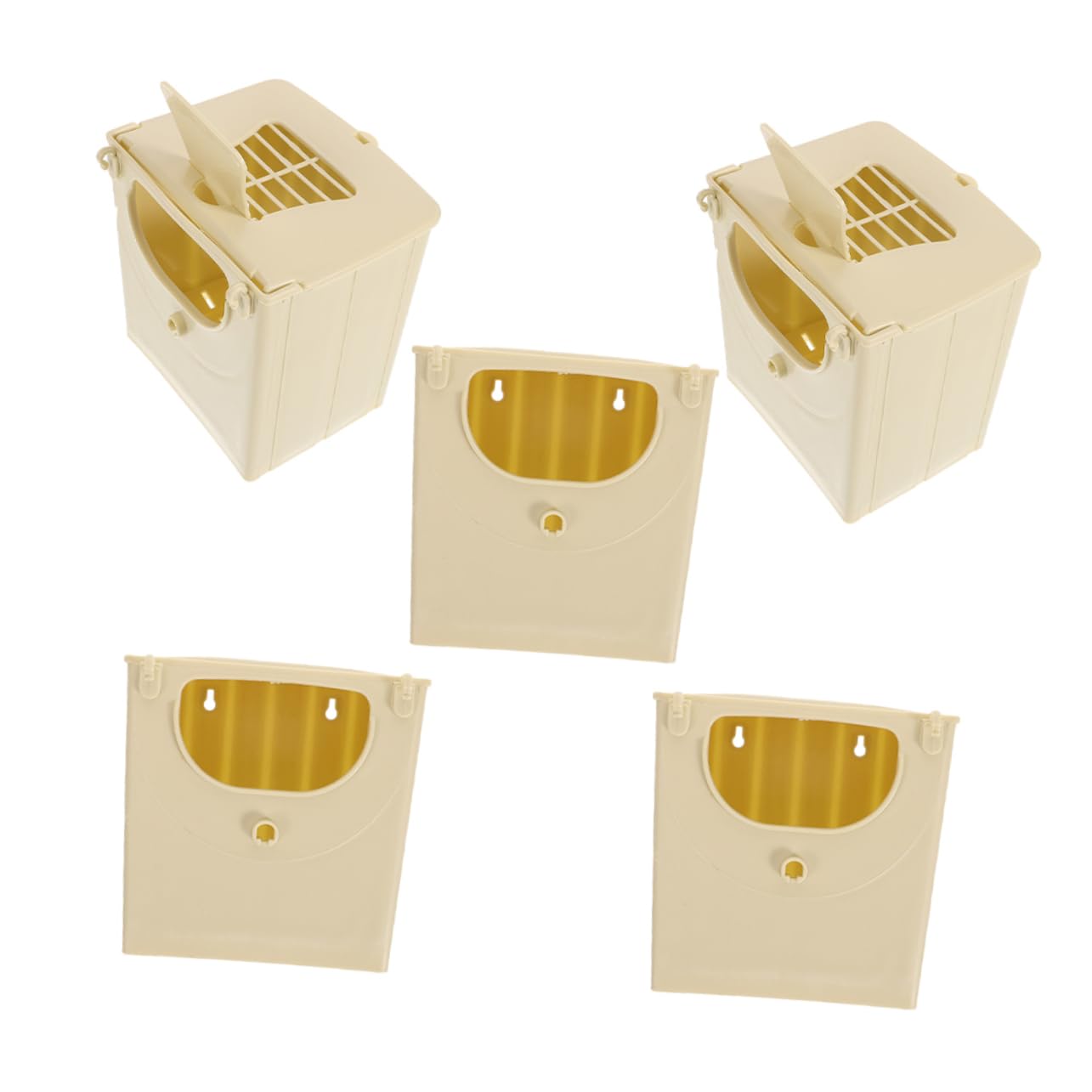BESPORTBLE 15piezas Caja De Cría para Periquitos De Plástico para Aves Incubadora De Pájaros Casa para Agapornis y para y