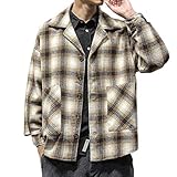 Material: Baumwolle und Polyester, es ist weicher und wärmer zu tragen. Elegante herrenjacke übergangsjacke.