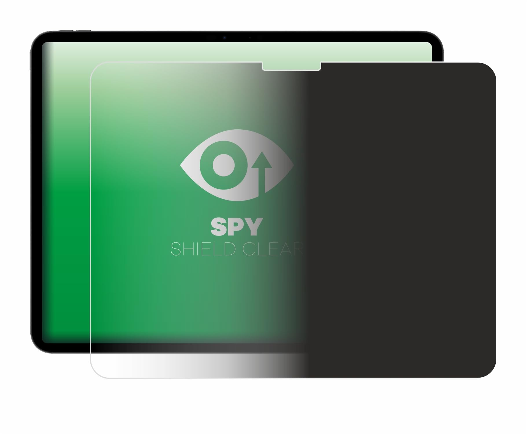 upscreen Blickschutzfolie für Apple iPad Pro 13" 2025 | (im Querformat), Anti-Spy Displayschutz Made in Germany, Privacy Screen Protector Sichtschutz Blaulichtfilter Klare Folie