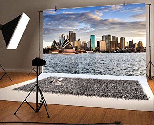 YongFoto 1,5x1m Vinile Fondale Foto Sydney