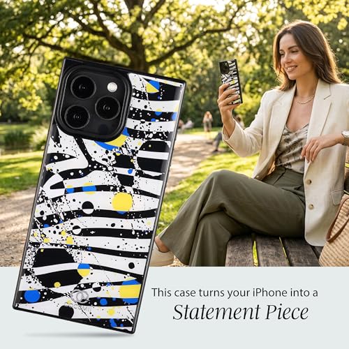 Image of COCOMII Rectangle for iPhone 15 Pro Max Case, Bold Chroma Zebra