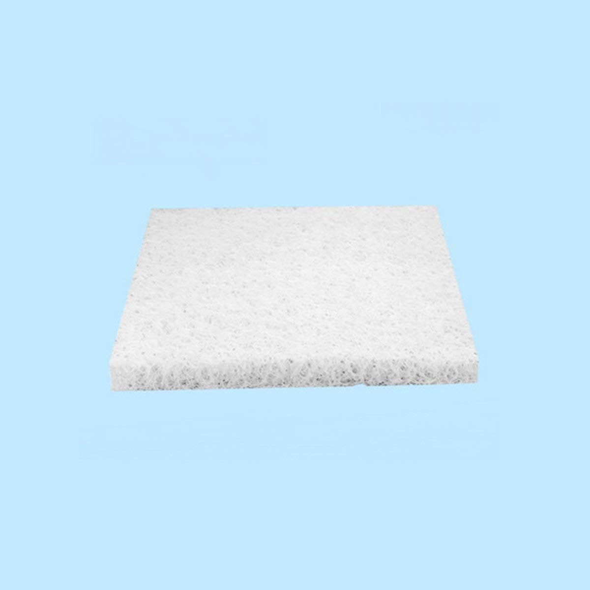 50X50X4Cm Aquarium Biochemical Rattan Cotton Fish Tank Pond Filter Foam Sponge - bianco
