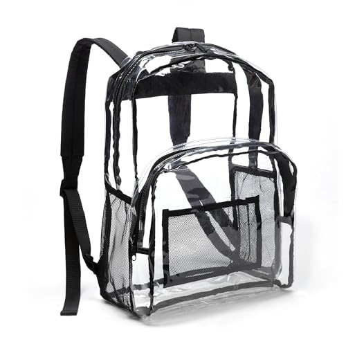 Amazon Basics Mochila Clásica/de Diario/Escolar, Transparente, 1 Unidad