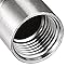 uxcell Shower Head Extension Arm Stainless Steel 1/2PT Male to 1/2PT Female Thread 30mm Length Cast Pipe Fitting Coupler 2Pcs